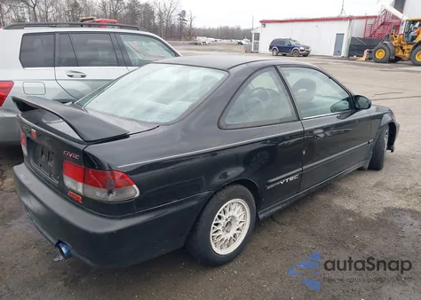 2000 Honda Civic Ex из США, поврежденный, VIN 1HGEJ8242YL038746